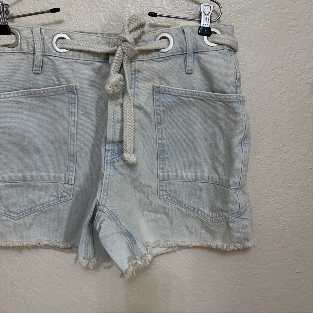 New Free People We The Free Moxie Barrel Shorts - Picture 6 of 13